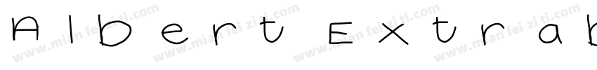 Albert Extrabold字体字体转换